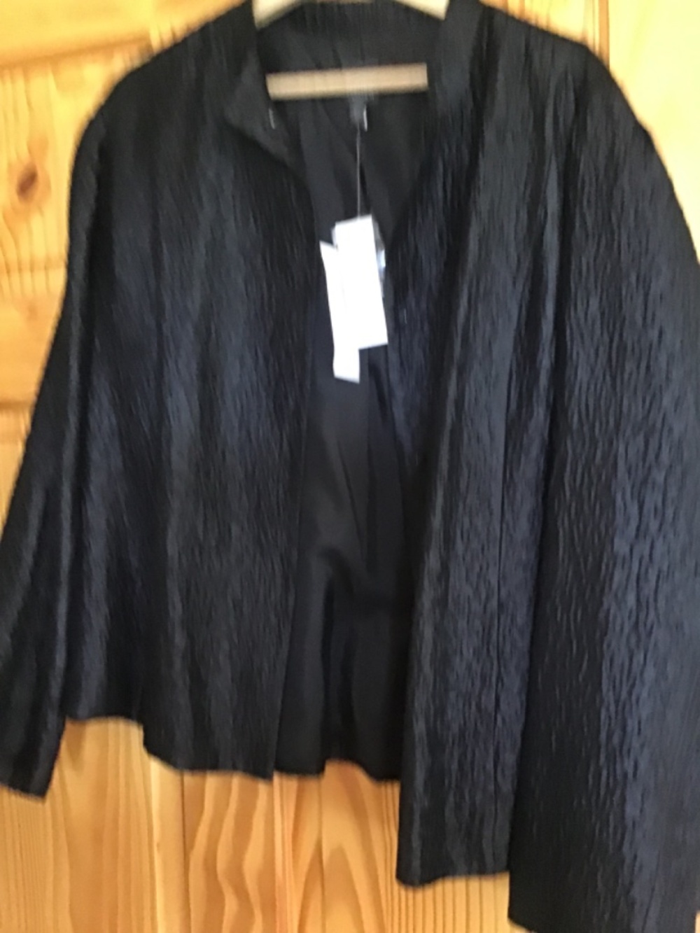 Eileen Fisher silk cardigan jacket - Picture 3 of 4